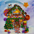 Bead Embroidery Kit Mini Bead embroidery kit Gingerbread house
