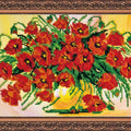 Bead Embroidery Kit Main Bead Embroidery Kit Scarlet glow