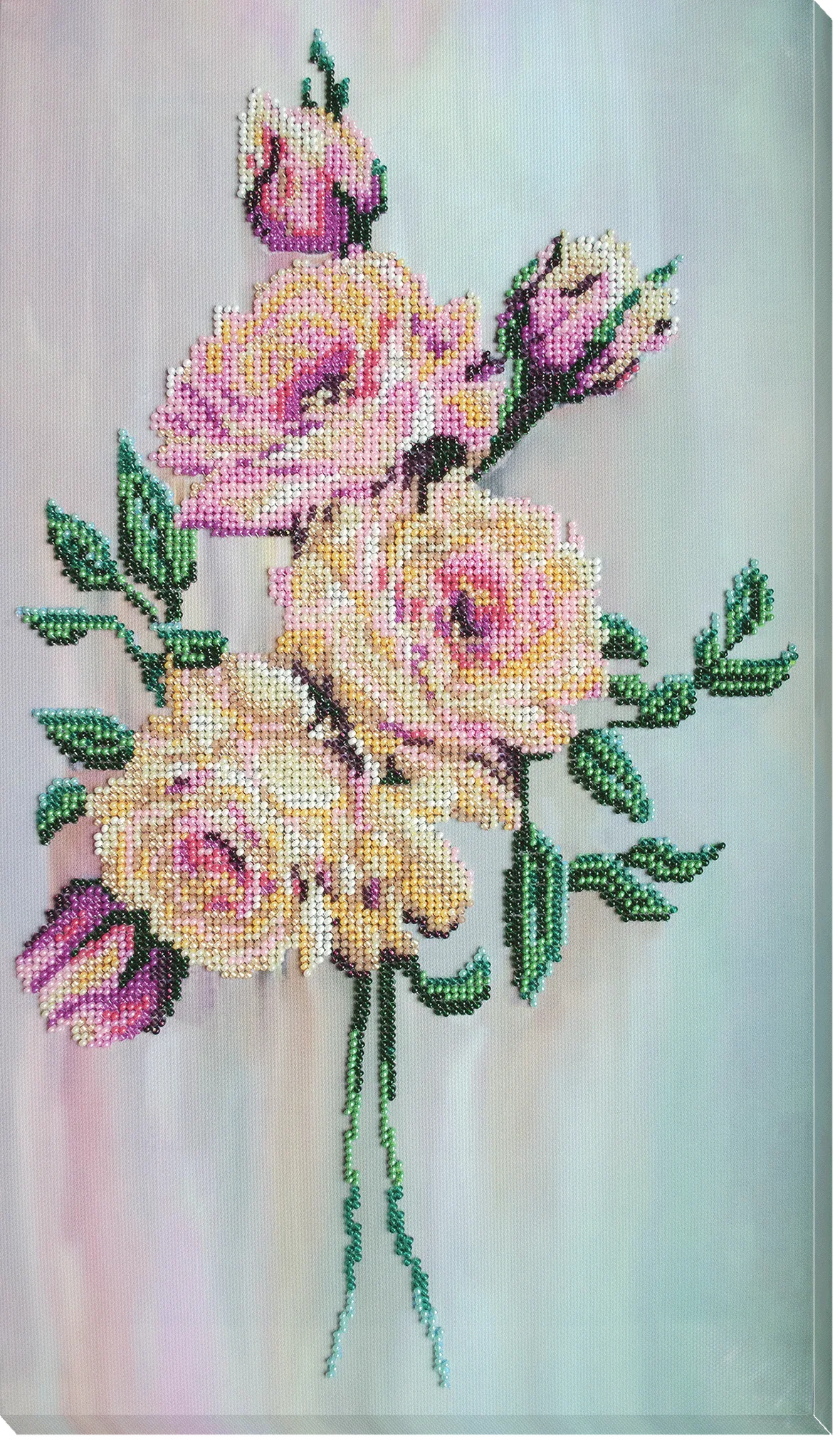 Bead Embroidery Kit Main Bead Embroidery Kit Gentle roses