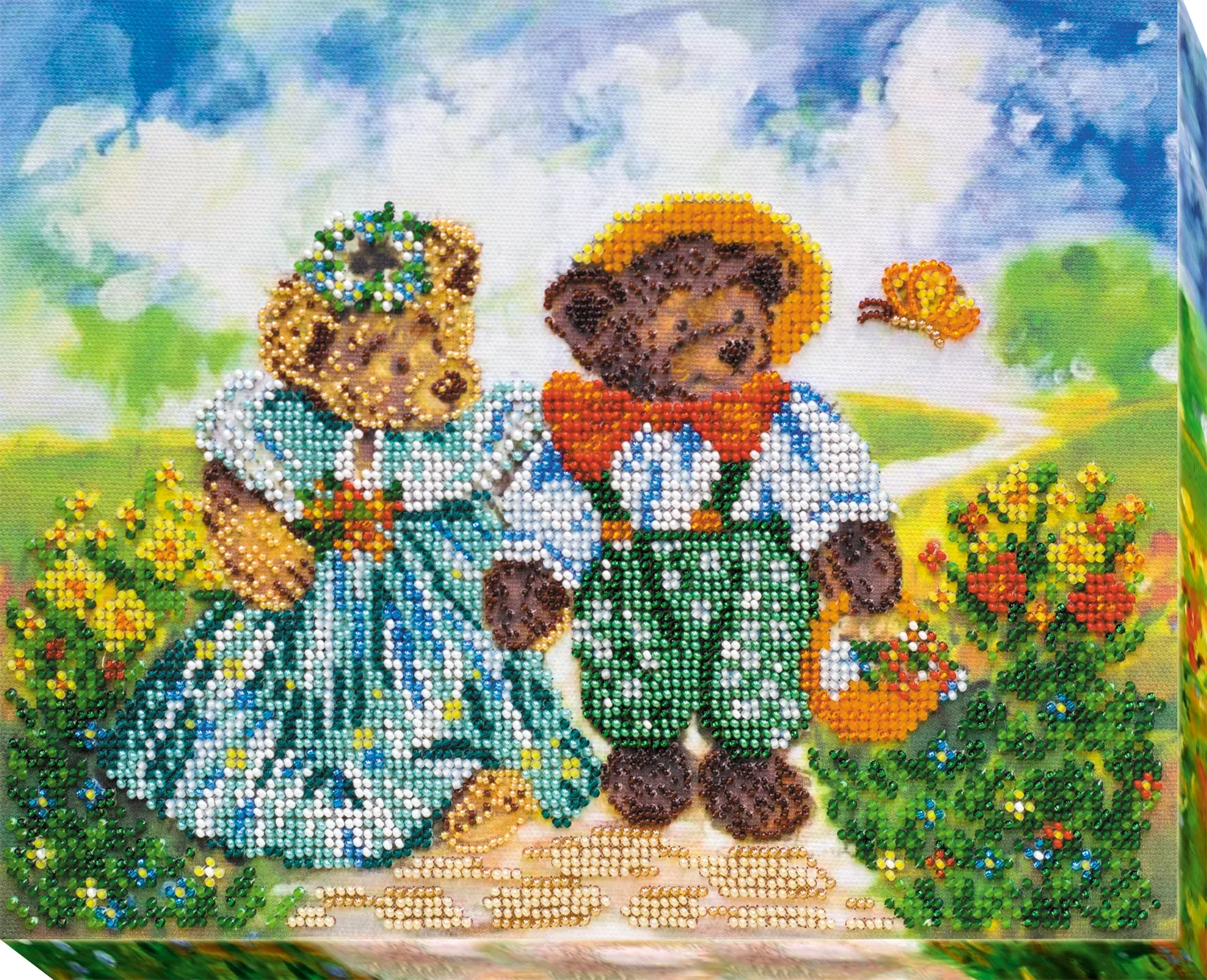 Bead Embroidery Kit Main Bead Embroidery Kit Sunny glade