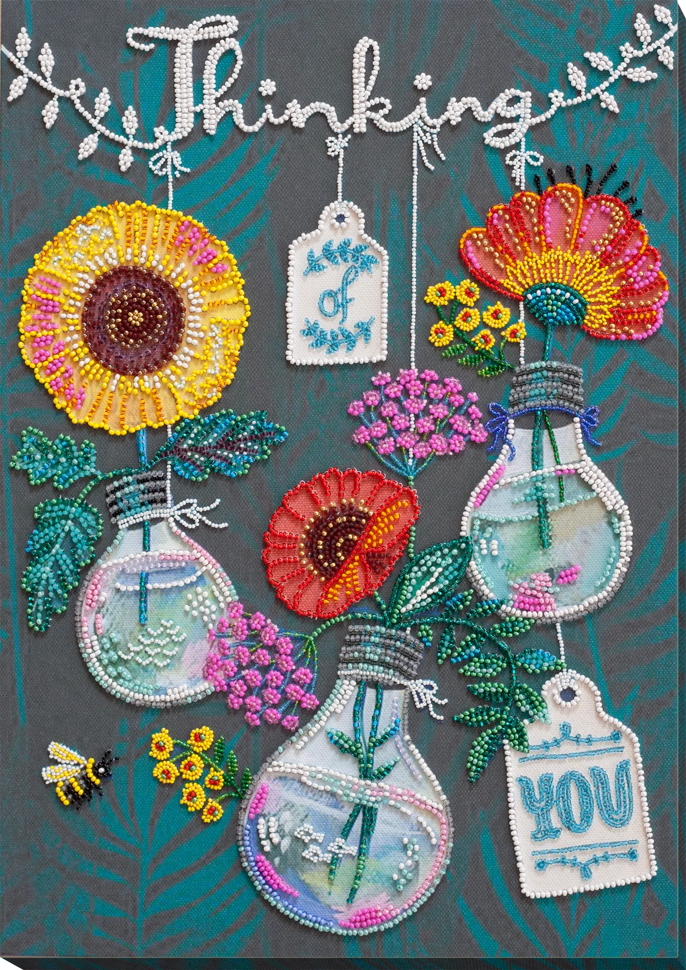 Bead Embroidery Kit Main Bead Embroidery Kit Thinking of you