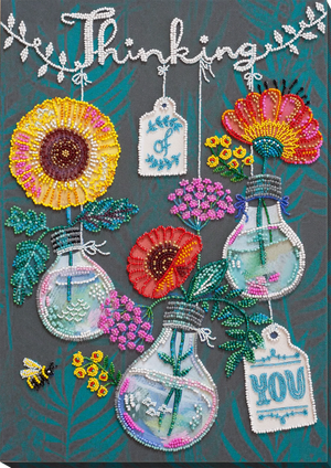 Bead Embroidery Kit Main Bead Embroidery Kit Thinking of you
