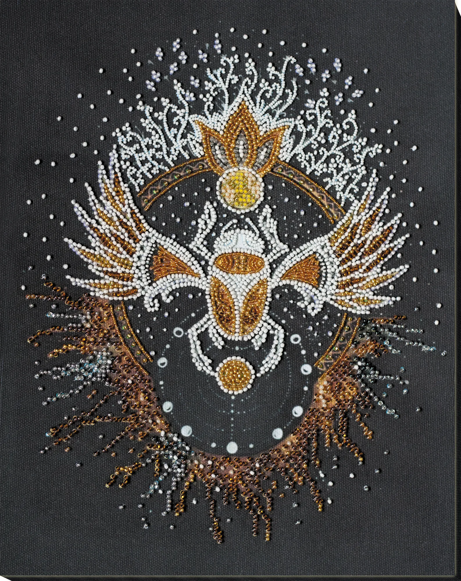Bead Embroidery Kit Main Bead Embroidery Kit Scarab beetle