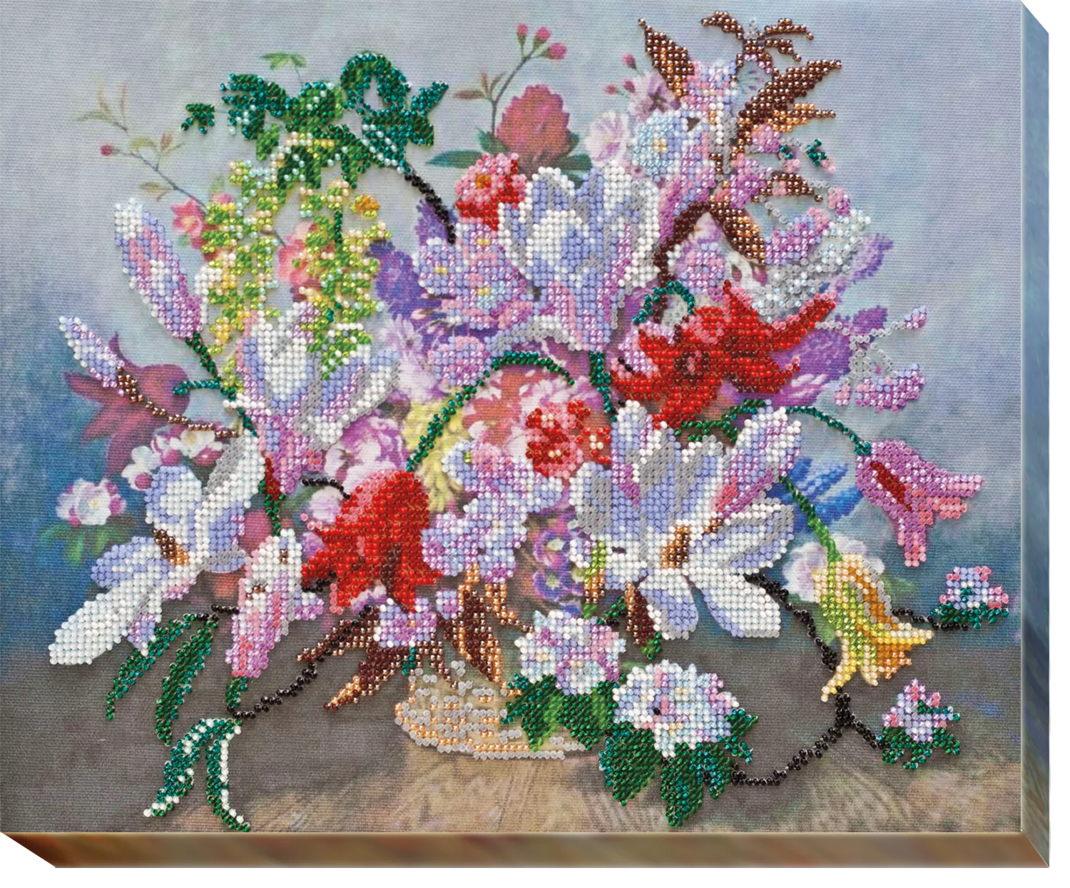 Bead Embroidery Kit Main Bead Embroidery Kit Purple twilight