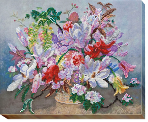 Bead Embroidery Kit Main Bead Embroidery Kit Purple twilight