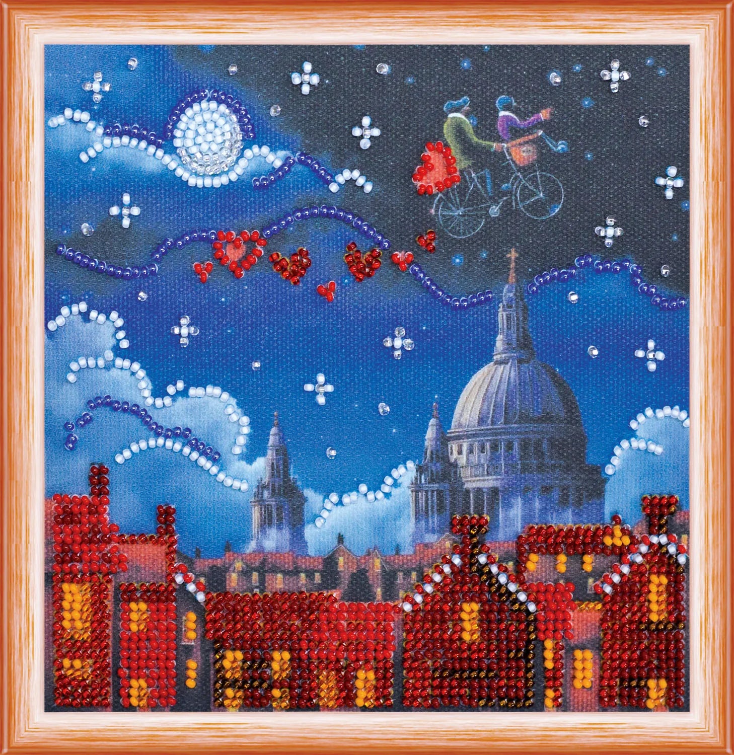 Bead Embroidery Kit Mini Bead embroidery kit Romantic trip
