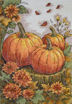 Cross Stitch Kit Cross-stitch kits Autumn garden palette