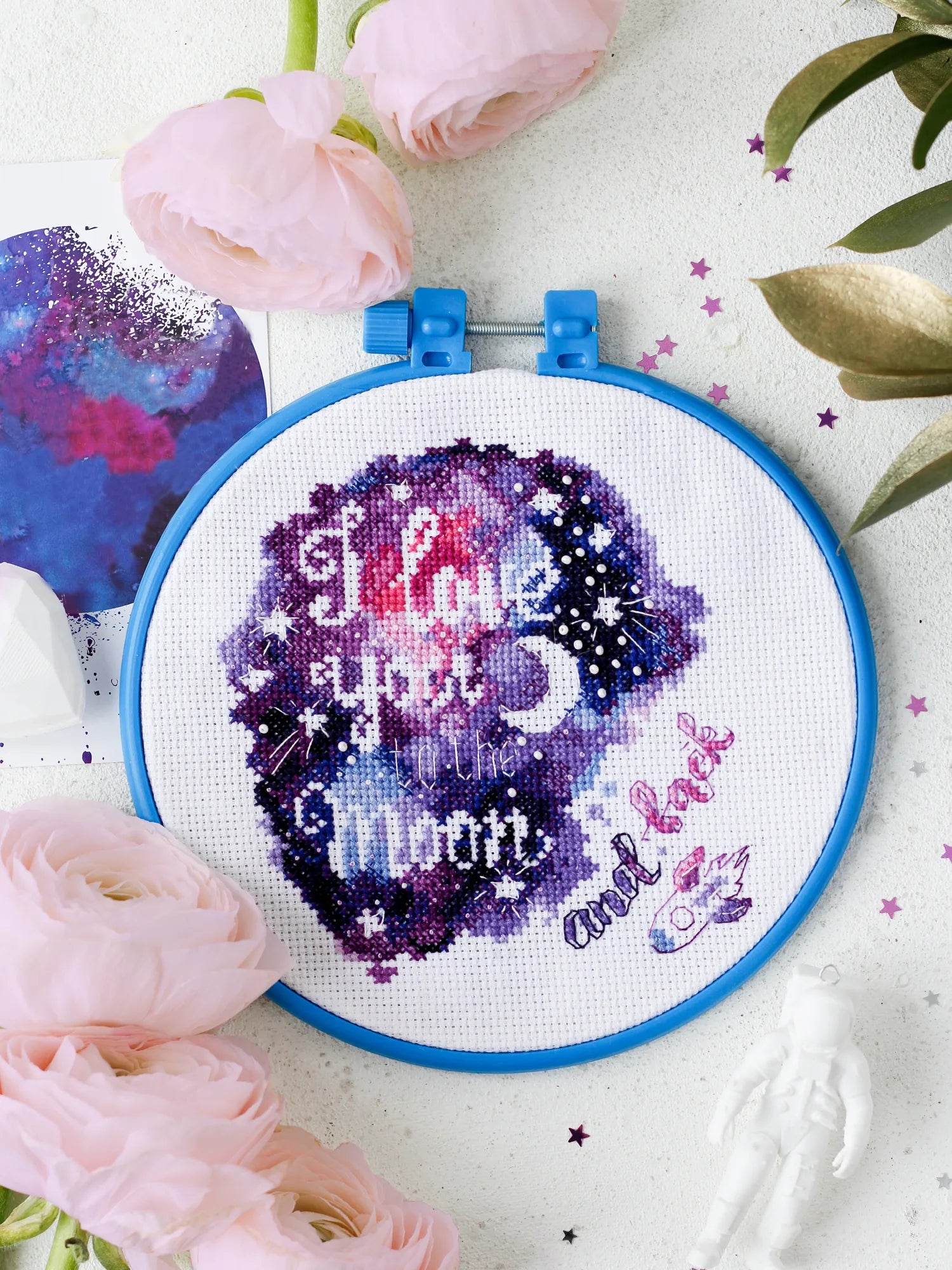 Cross Stitch Kit Cross-stitch kits To the moon and back