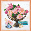 Bead Embroidery Kit Mini Bead embroidery kit Garden flowers