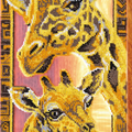 Bead Embroidery Kit Main Bead Embroidery Kit Giraffes