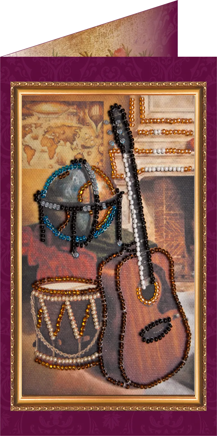 Postcards Bead Embroidery Kit Postcard Bead embroidery kit Congratulations – 18