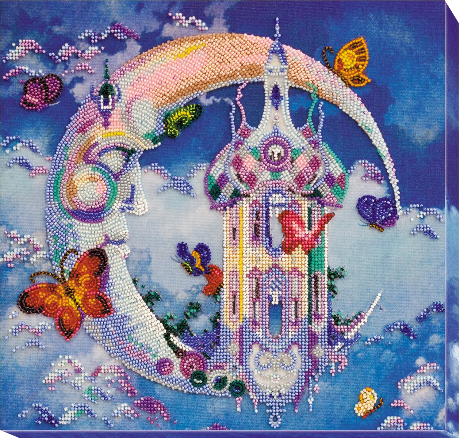 Bead Embroidery Kit Main Bead Embroidery Kit Face of the moon