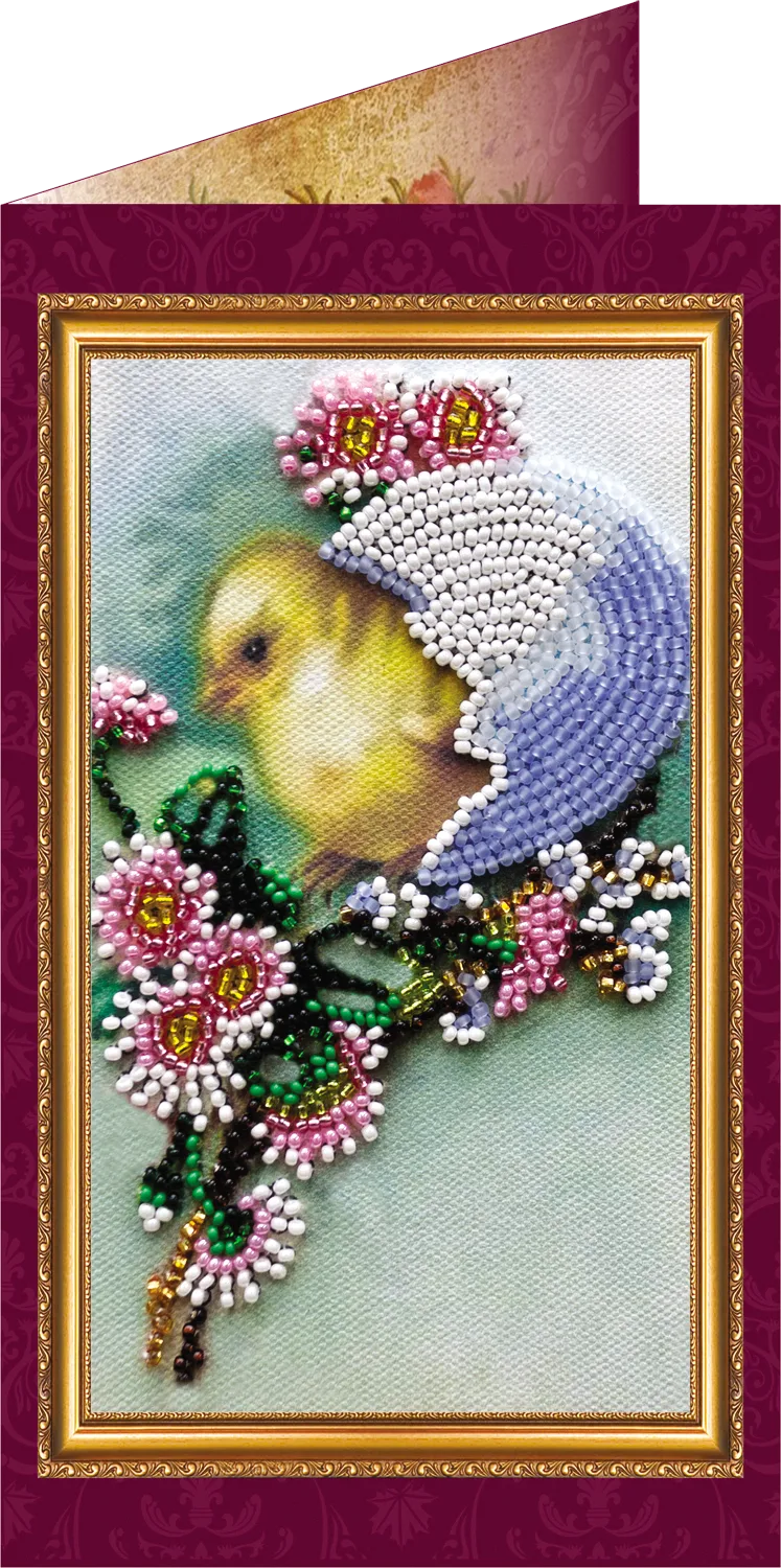 Postcards Bead Embroidery Kit Postcard Bead embroidery kit Easter – 2