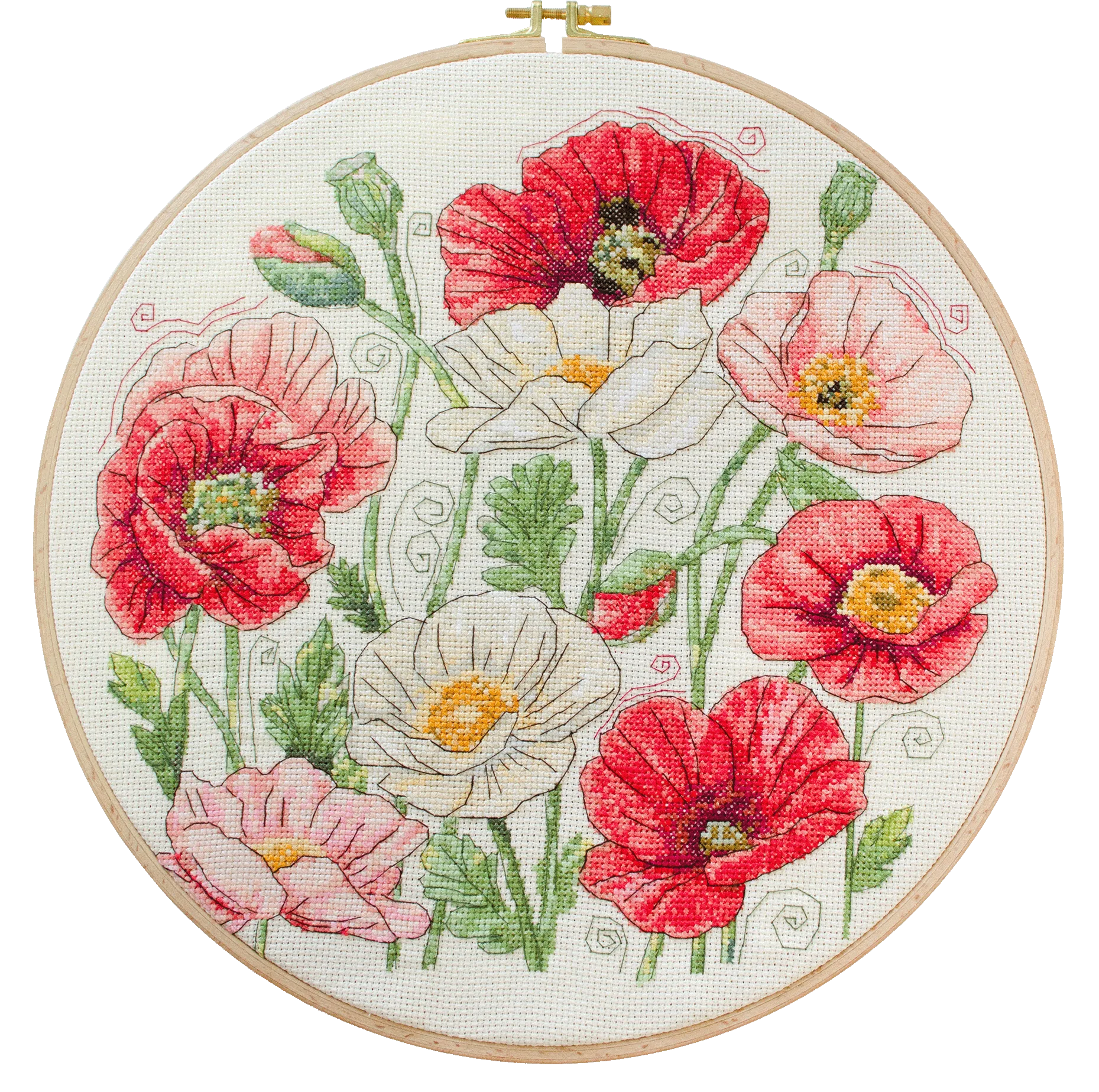 Cross Stitch Kit Cross-stitch kits When Poppies Bloom