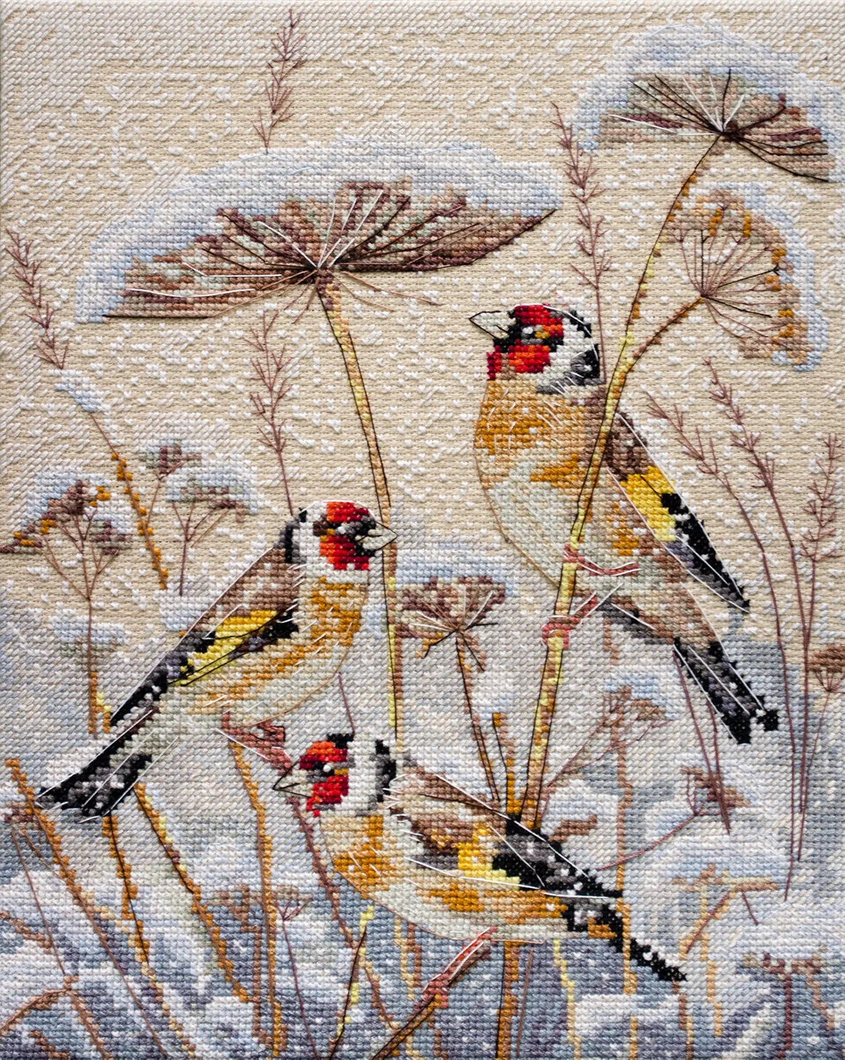 Cross Stitch Kit Cross-stitch kits A quiet blizzard