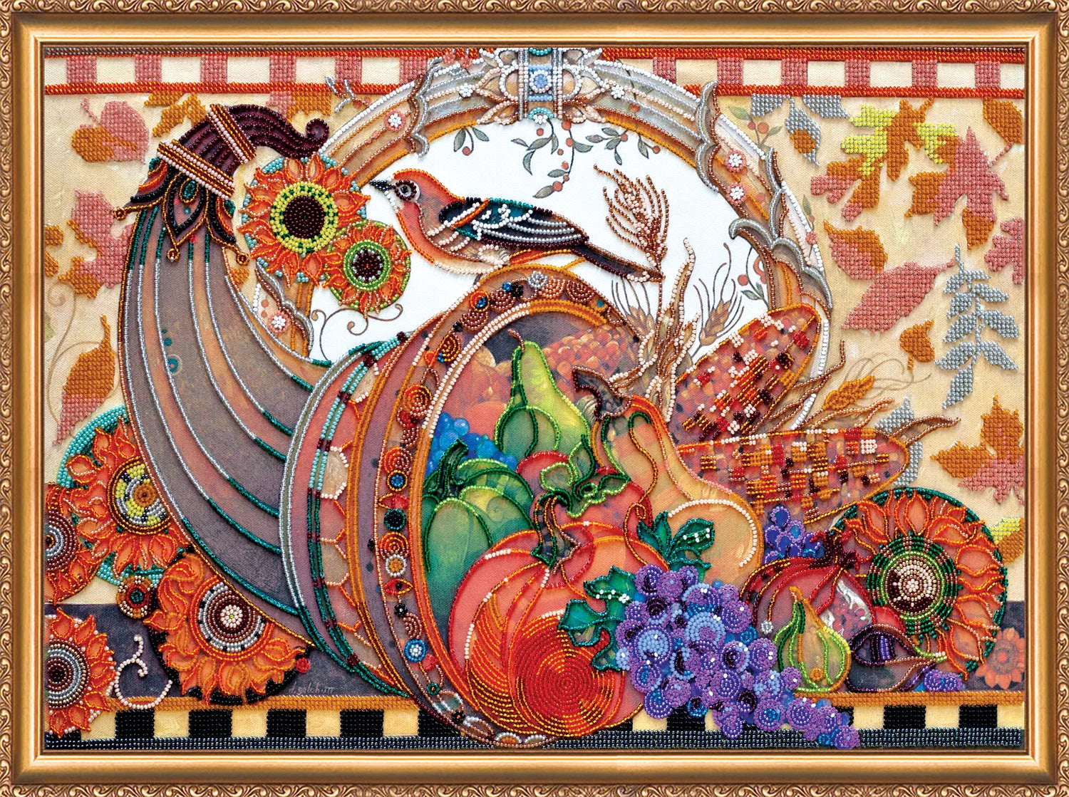 Bead Embroidery Kit Main Bead Embroidery Kit Cornucopia