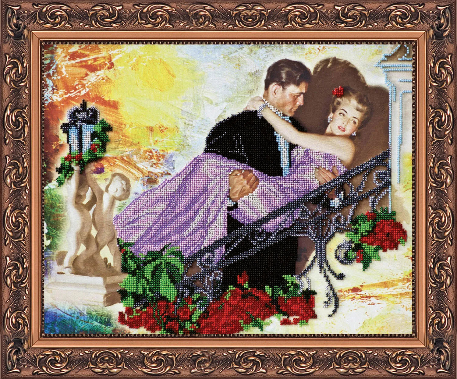 Bead Embroidery Kit Main Bead Embroidery Kit White nights