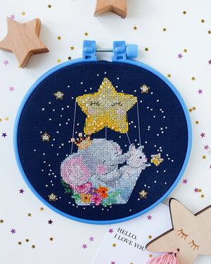 Cross Stitch Kit Cross-stitch kits Night walk
