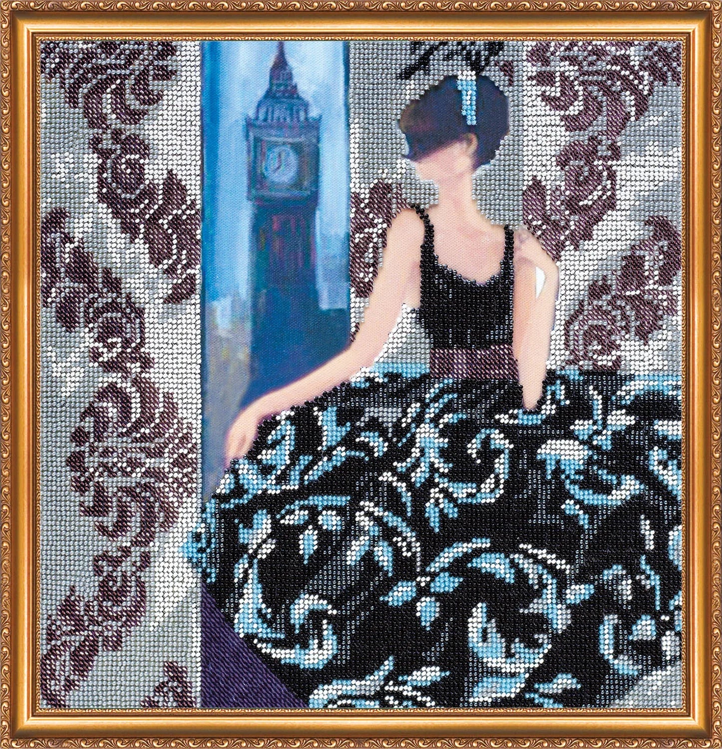 Bead Embroidery Kit Window to London