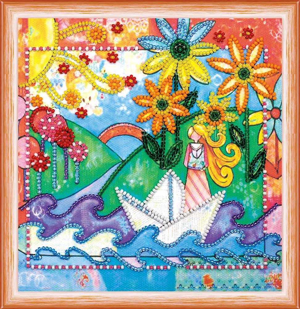 Bead Embroidery Kit Mini Bead embroidery kit The voice of the stream