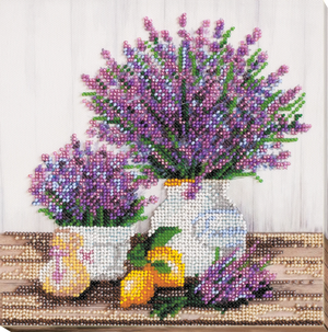 Bead Embroidery Kit Mid-sized bead embroidery kit Lavander`s aroma