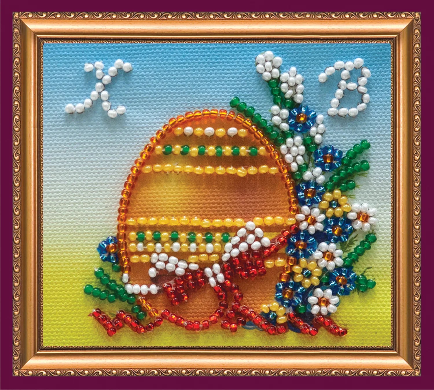 Magnets Bead Embroidery Kit Magnets Bead embroidery kit Easter still-life – 2