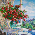 Bead Embroidery Kit Mini Bead embroidery kit Sea outside the window