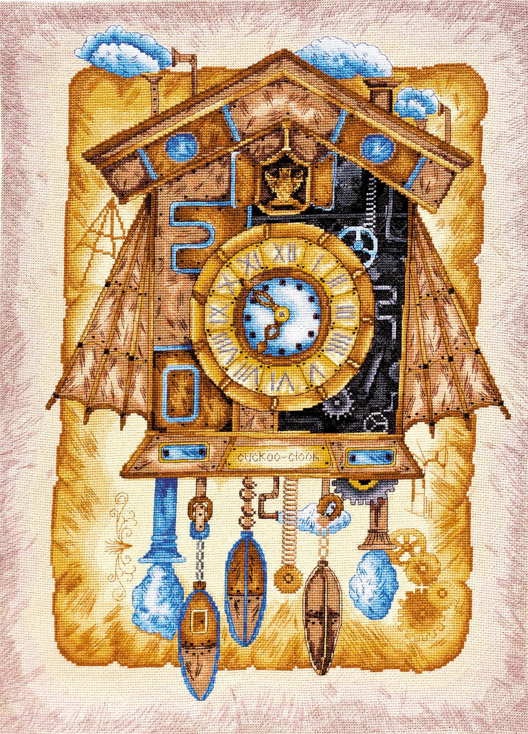 Cross Stitch Kit Cross-stitch kits Cuckoo clock