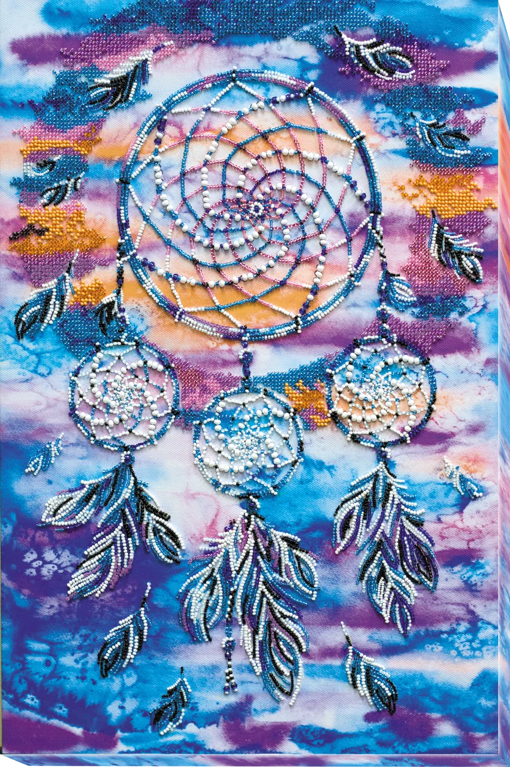 Bead Embroidery Kit Main Bead Embroidery Kit Dreamcatcher amulet