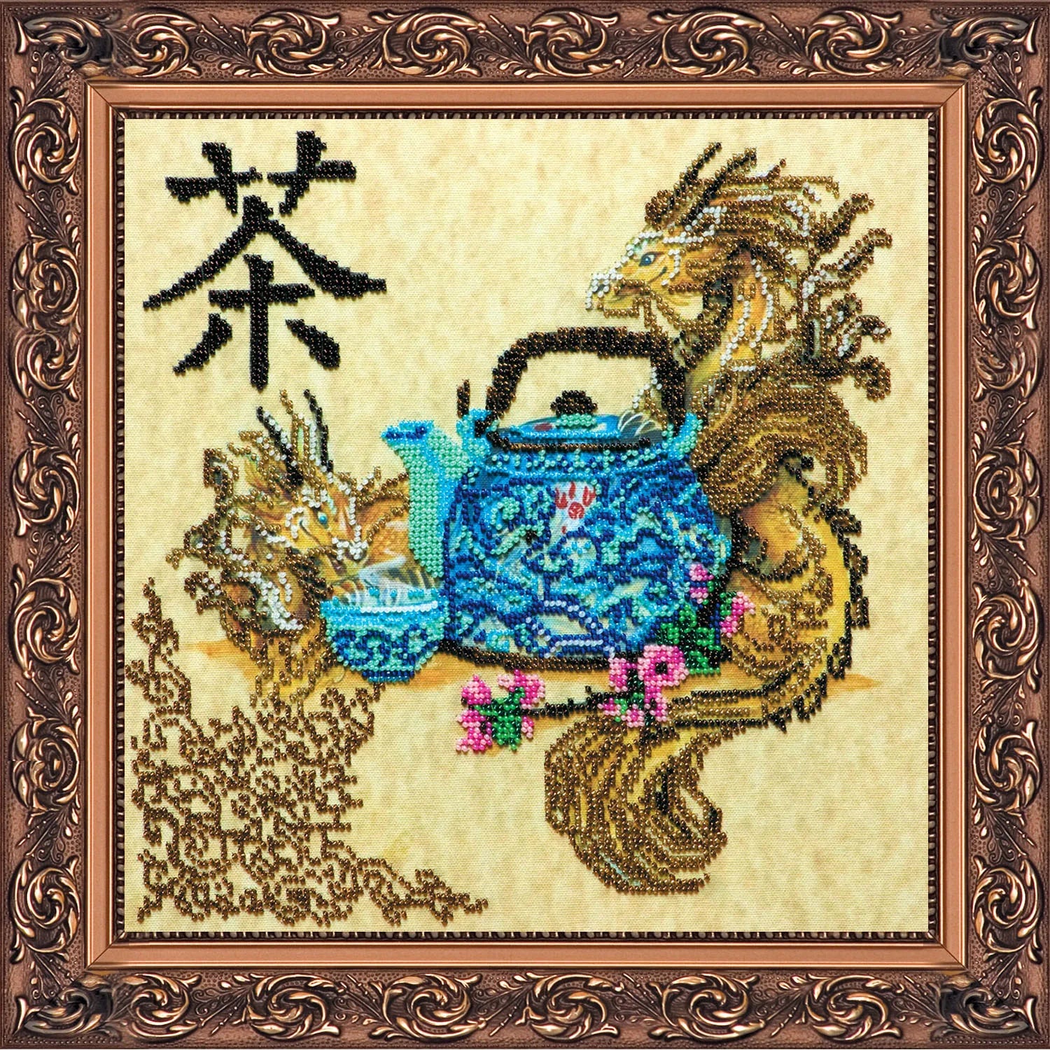 Bead Embroidery Kit Chinese tea-time
