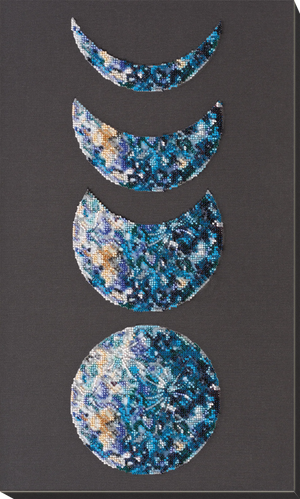 Bead Embroidery Kit Main Bead Embroidery Kit Moon phases