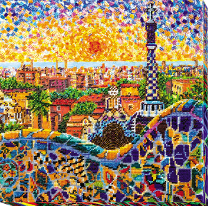 Bead Embroidery Kit Main Bead Embroidery Kit Park Guell