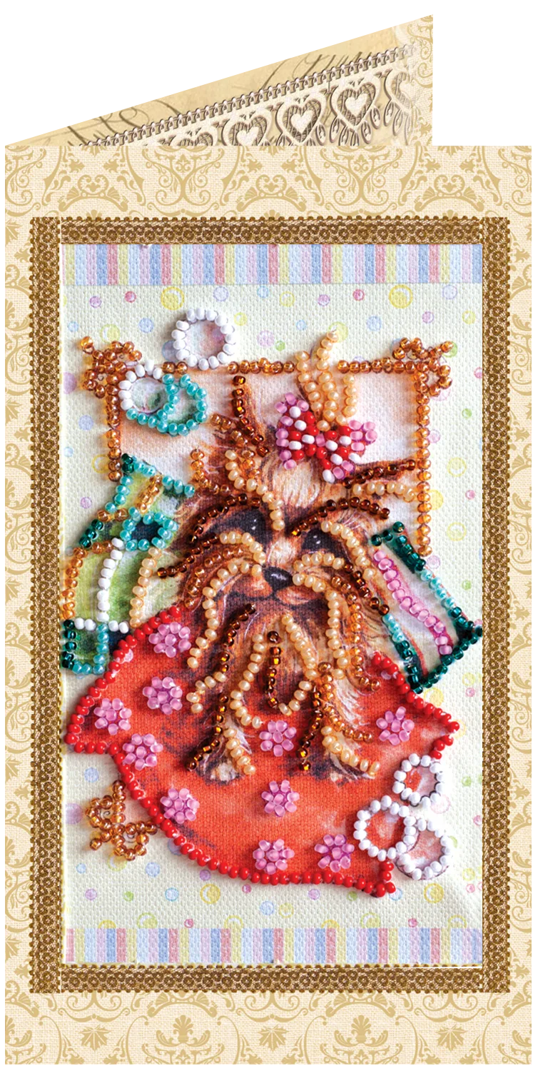 Postcards Bead Embroidery Kit Postcard bead embroidery kits York