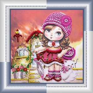 Bead Embroidery Kit Fashion girl