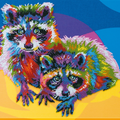 Bead Embroidery Kit Main Bead Embroidery Kit Raccoons