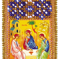 Talisman Bead Embroidery Kit Talisman bead embroidery kits Prayer of the Holy Trinity