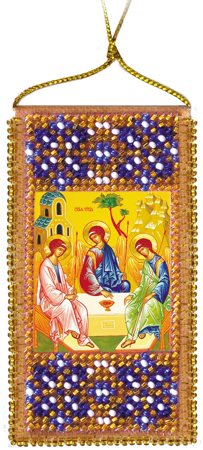 Talisman Bead Embroidery Kit Talisman bead embroidery kits Prayer of the Holy Trinity
