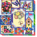 Photo Frame Bead Embroidery Kit Photo frame kit for bead embroidery Photo frame kit for bead embroidery "Summer patchwork"