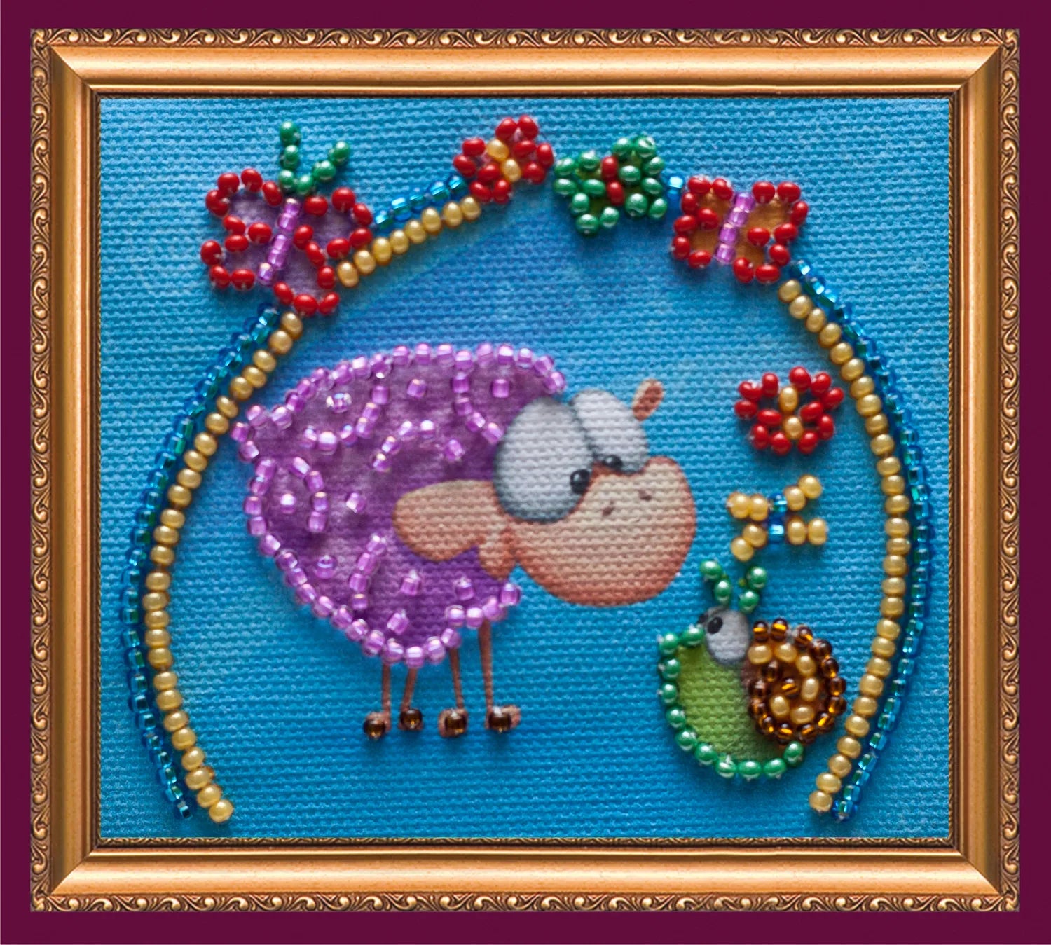 Magnets Bead Embroidery Kit Magnets Bead embroidery kit Woolly and snail