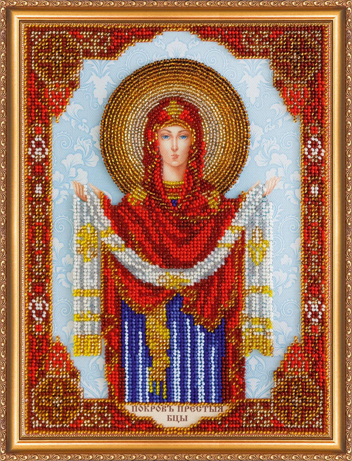 Bead Embroidery Kit Main Bead Embroidery Kit Icon «Protection of the Blessed Virgin»