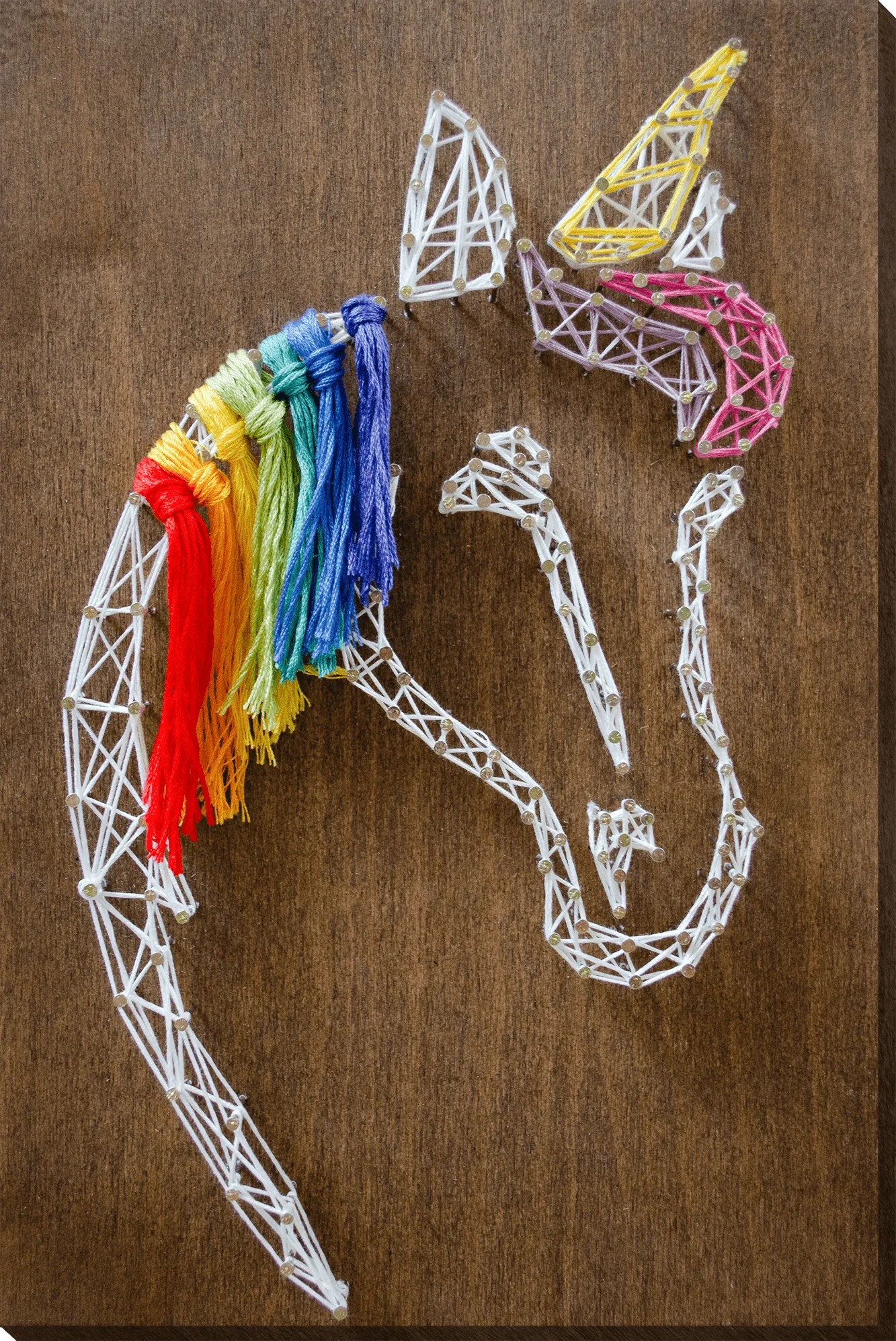 String Art Kit Creative Kit/String Art Rainbow Unicorn
