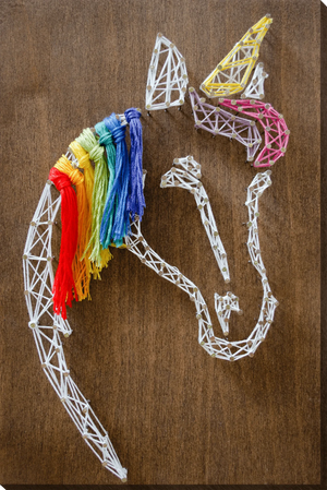 String Art Kit Creative Kit/String Art Rainbow Unicorn
