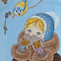 Cross Stitch Kit Cross-stitch kits Girl and bird