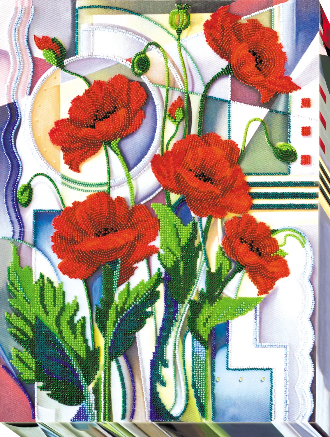 Bead Embroidery Kit Main Bead Embroidery Kit Morpheus Flowers
