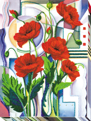 Bead Embroidery Kit Main Bead Embroidery Kit Morpheus Flowers