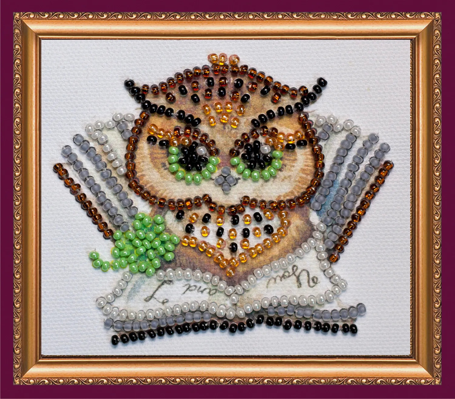 Magnets Bead Embroidery Kit Magnets Bead embroidery kit Owl – 7