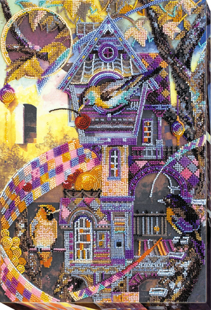 Bead Embroidery Kit Main Bead Embroidery Kit Bird's town