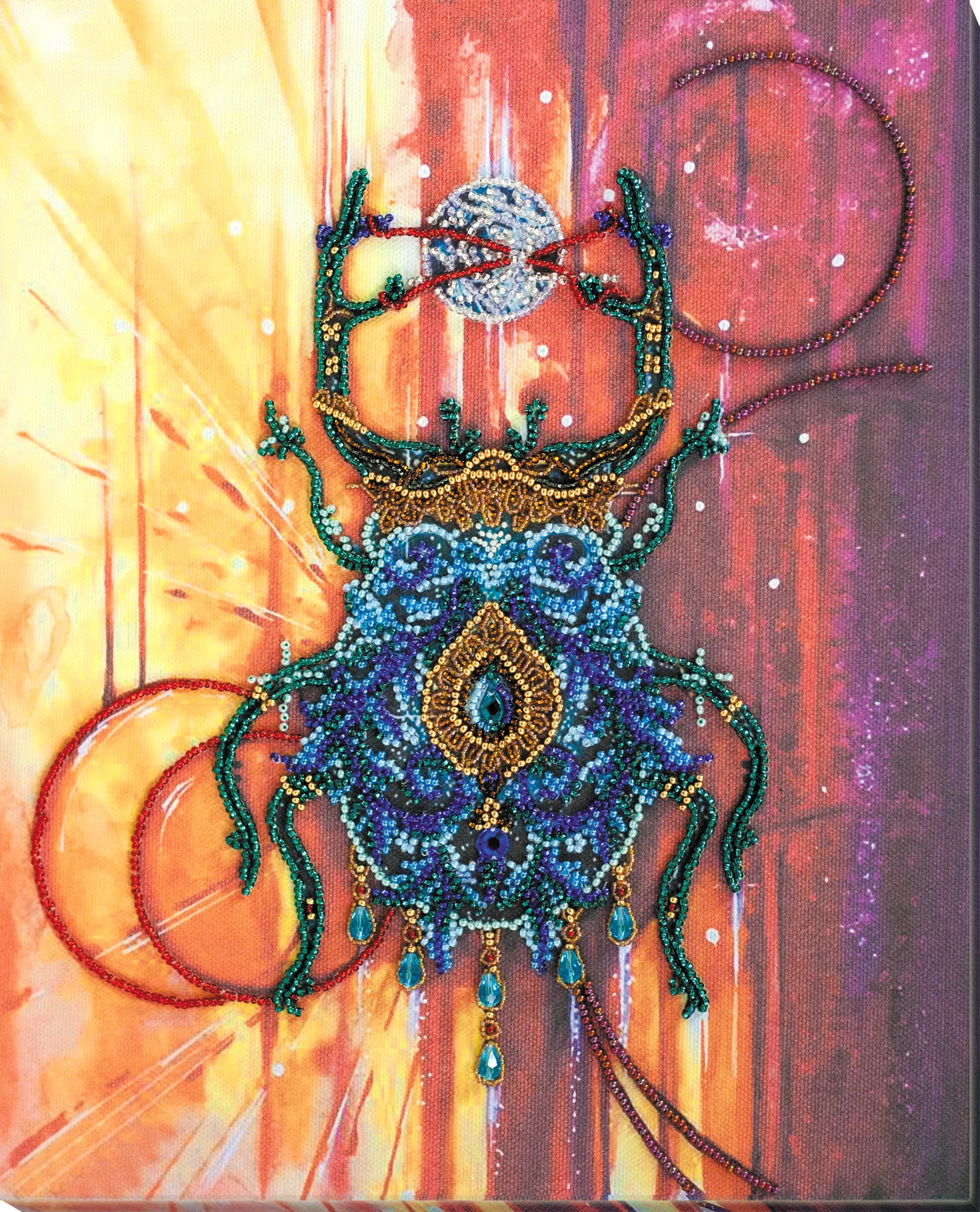 Bead Embroidery Kit Main Bead Embroidery Kit Faberge beetle