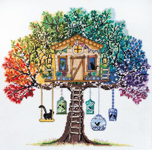 Cross Stitch Kit Cross-stitch kits Cat house
