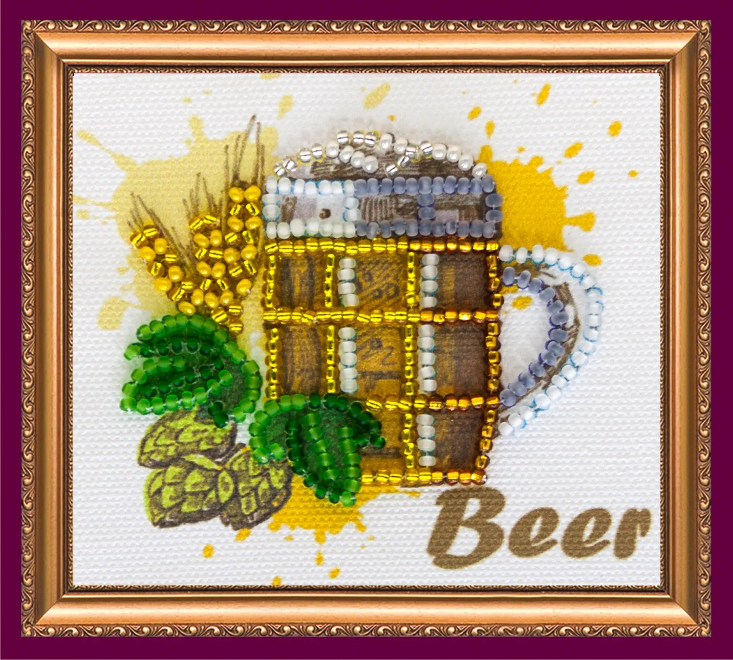Magnets Bead Embroidery Kit Magnets Bead embroidery kit Beer